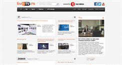 Desktop Screenshot of livetv.rs