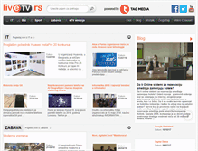 Tablet Screenshot of livetv.rs